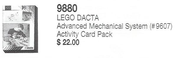 Activity Pack for 9607 Advanced Mechanical System
