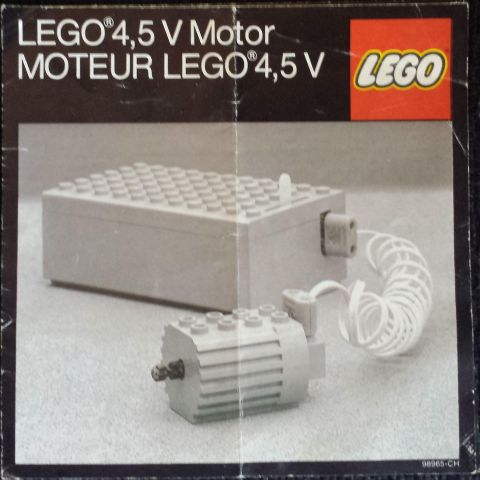 LEGO 4,5 V Motor / Moteur LEGO 4,5 V (98965-CH)