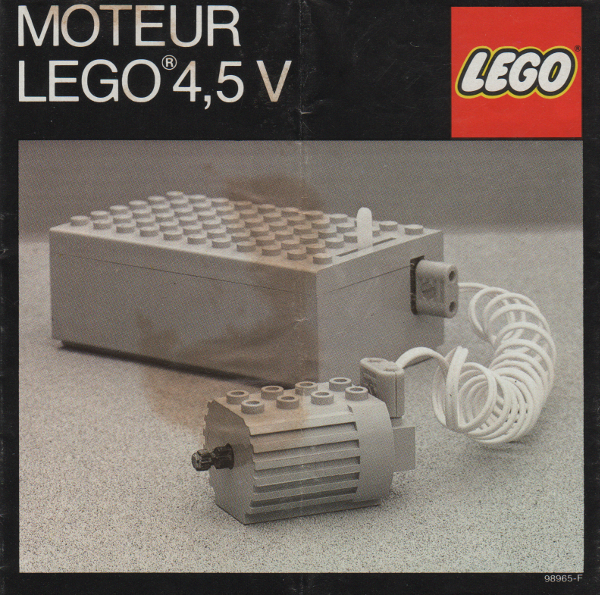 Moteur LEGO 4,5 V (98965-F)