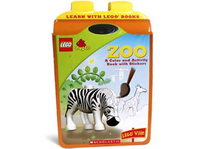 Coloring Book, DUPLO: In The Zoo - A Color and Activity Book with Stickers