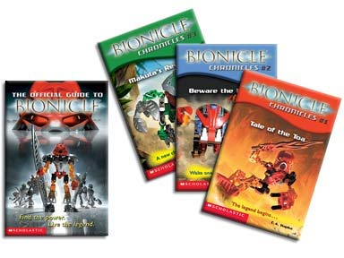 BIONICLE Chronicles 1 thru 3 and Official Guide Kit