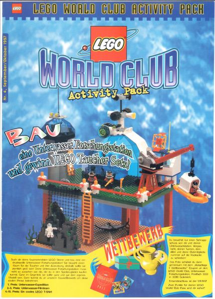 Lego World Club Activity Pack Issue 4 September/October 1997 (German)