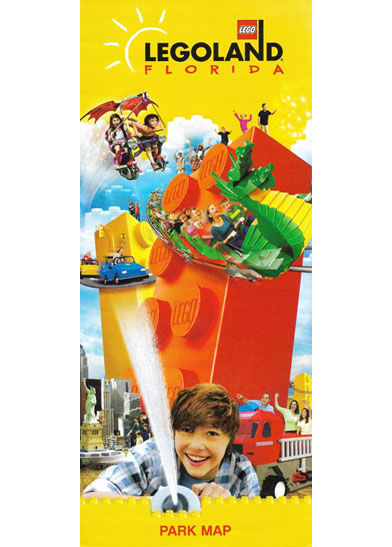 LEGOLAND Florida Park Guide 2011 with Map