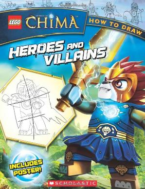LEGENDS OF CHIMA - How to Draw: Heroes and Villains (Softcover)