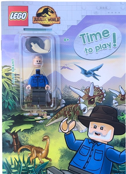 Jurassic World - Time to play! (Softcover) {Alan Grant Minifigure}