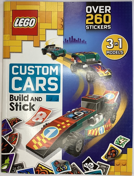 Custom Cars: Build and Stick (Softcover) - book only entry