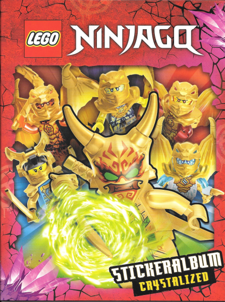NINJAGO - Stickeralbum: Crystalized (Softcover) (German Edition)