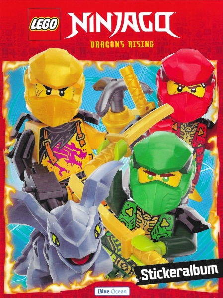 NINJAGO - Stickeralbum: Dragons Rising (Softcover) (German Edition)
