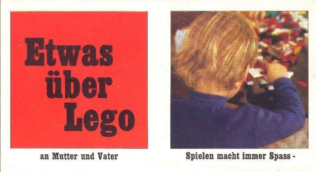 Etwas über Lego Booklet (3050-ty)