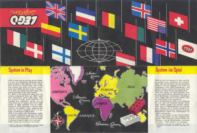 1963 Information Leaflet - System in Play (in 10 languages)