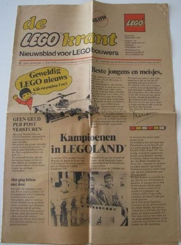 Newspaper 'De LEGO Krant' no. 5 - 1977