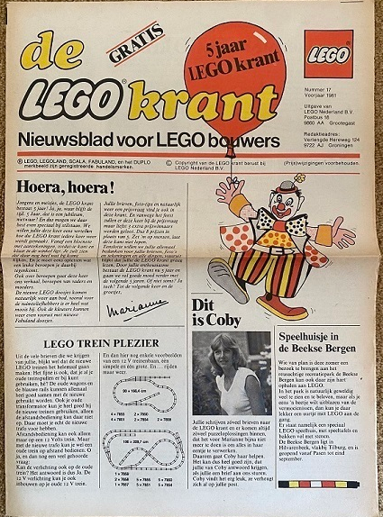 Newspaper 'De LEGO Krant' no. 17 - 1981