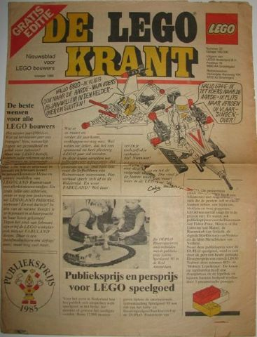 Newspaper 'De LEGO Krant' no. 32 - 1986