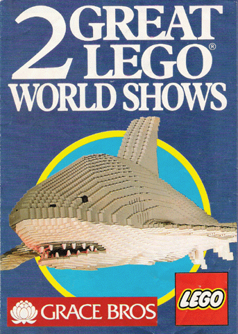 LEGO World Show Advertising Brochure (Grace Bros) 1987 - 2 Great LEGO World Shows