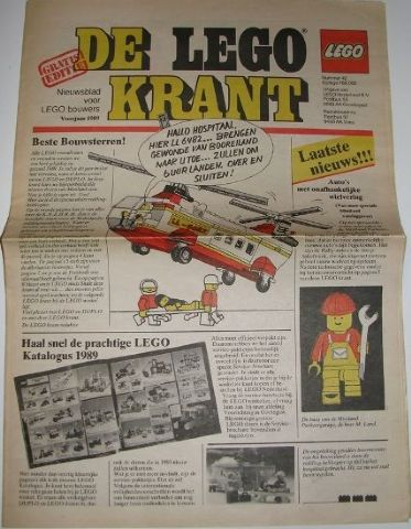 Newspaper 'De LEGO Krant' no. 42 - 1989