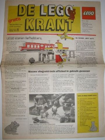 Newspaper 'De LEGO Krant' no. 48 - 1990
