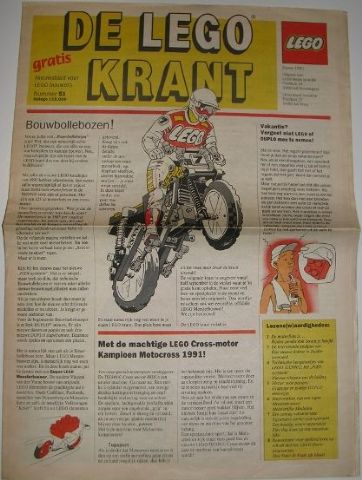 Newspaper 'De LEGO Krant' no. 51 - 1991