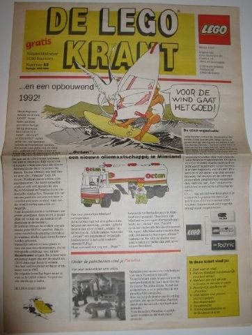 Newspaper 'De LEGO Krant' no. 53 - 1992