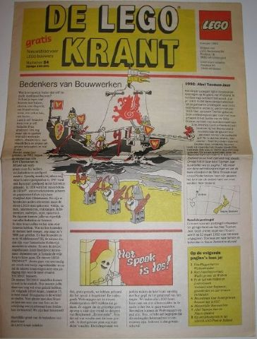 Newspaper 'De LEGO Krant' no. 54 - 1992