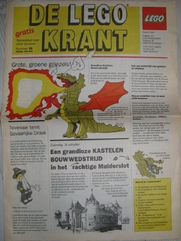 Newspaper 'De LEGO Krant' no. 58 - 1993