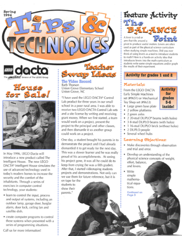 Tips & Techniques - Spring, 1996