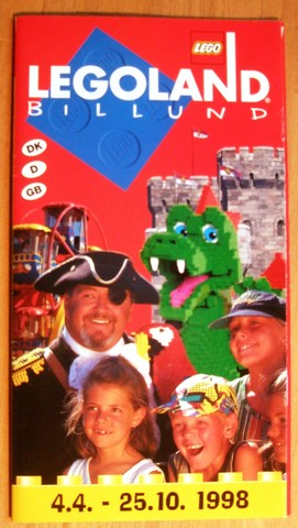 LEGOLAND Denmark Park Guide 1998 with Map