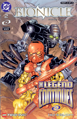 Bionicle # 2 September 2001 The Legend Continues