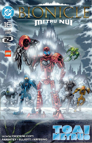 Bionicle #16 March 2004 Toa Metru! (English - UK Edition)