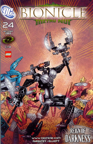 Bionicle #24 September 2005 Reign of Darkness