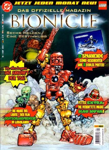 Bionicle # 1 September 2003 Die Ankunft der Toa