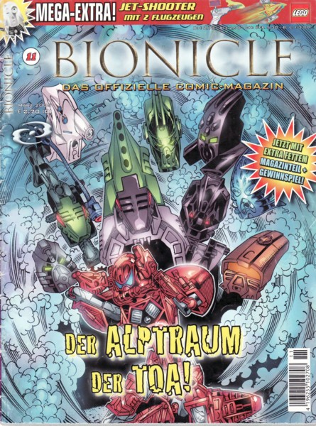 Bionicle #11 March 2005 Der Alptraum der Toa!