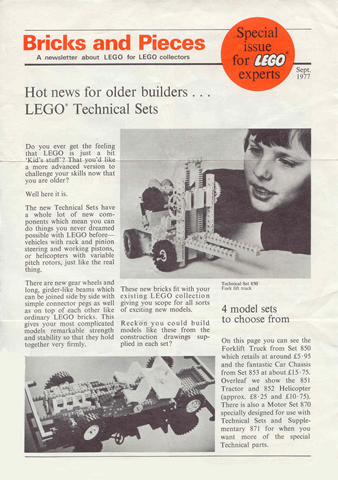 Bricks and Pieces Special Issue - 1977 September