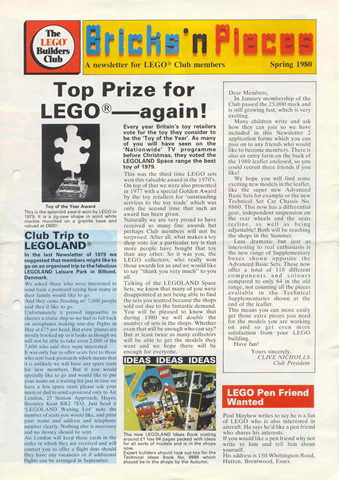 Bricks n' Pieces 1980 Spring