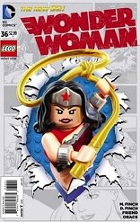 Super Heroes Comic Book, DC, Wonder Woman #36 Variant Cover