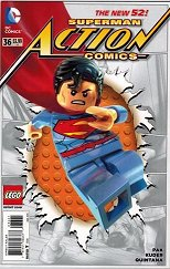 Super Heroes Comic Book, DC, Superman Action Comics #36 Variant Cover
