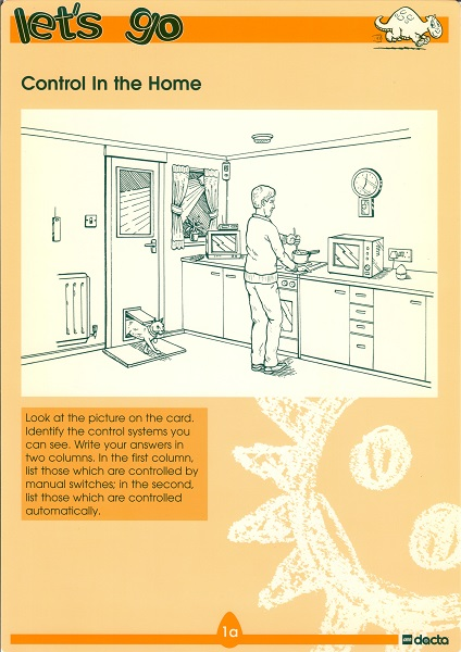Let's Go, Activity Card 1 - Control in the Home