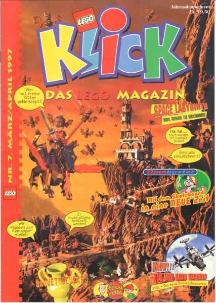 LEGO Klick Magazine 1997 Issue 7 March/April (Swiss)