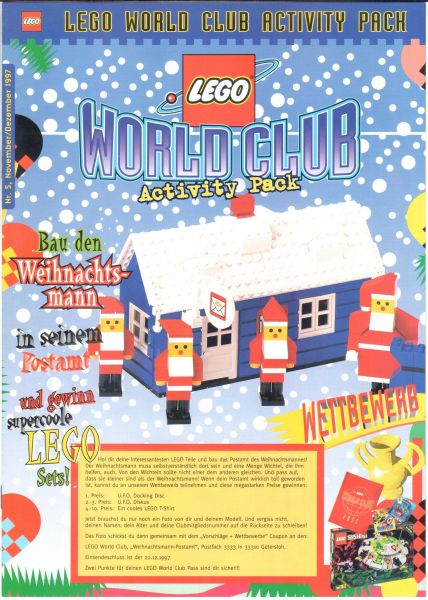 Lego World Club Activity Pack Issue 5 November/December 1997 (German)
