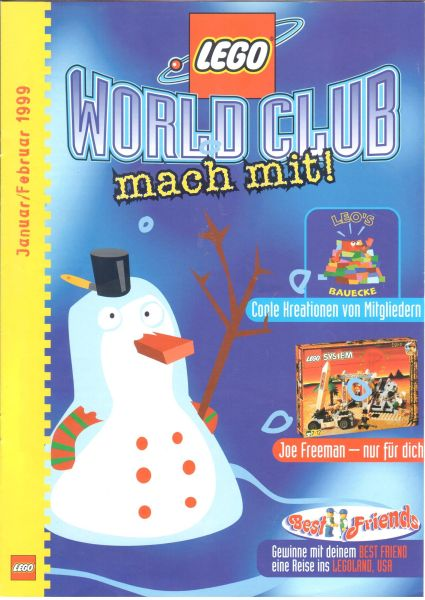 Lego World Club mach mit! January/February 1999 (German)