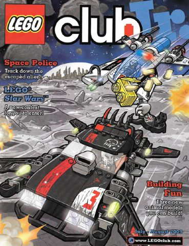 Lego Club Jr. Magazine 2009 Jul - Aug (WOR 4613)