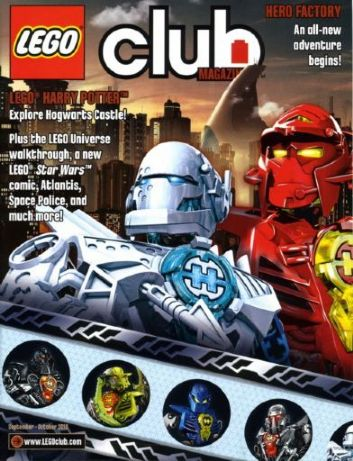 Lego Magazine 2010 Sept - Oct (Club Edition)  (WO# 8541)