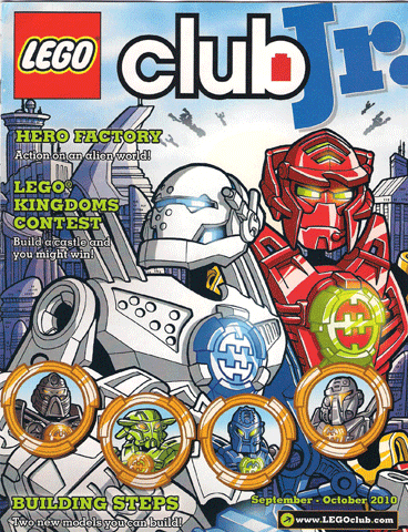 Lego Club Jr. Magazine 2010 Sep - Oct