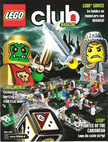 Lego Club Magazine (Dutch) 2011 Editie 4 (3291)