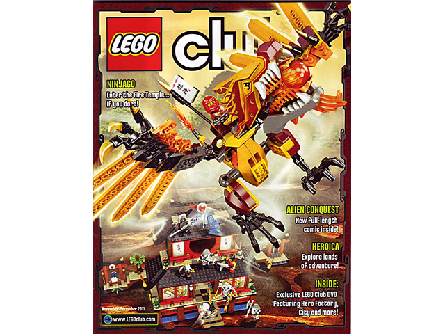 Lego Magazine 2011 Nov - Dec (Club Edition)  (WO# 1271)