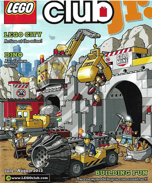 Lego Club Junior Magazine 2012 July - August