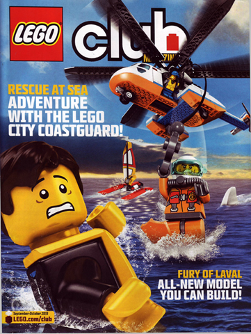 Lego Club Magazine 2013 September - October (WO# 7433)