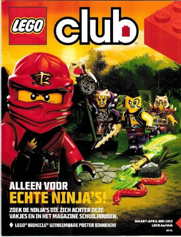 Lego Club Magazine (Belgium) 2015 March - April - May