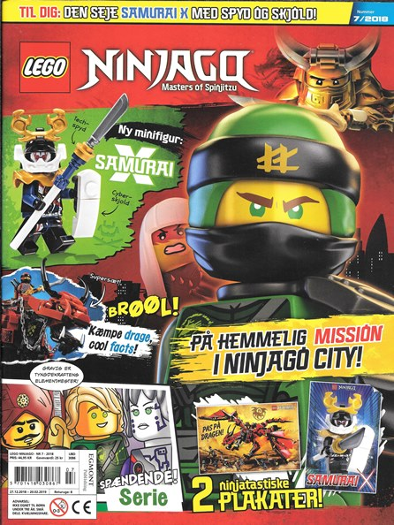 NINJAGO Magazine 2018 Issue 7 (Danish)