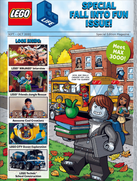 LEGO Life Magazine 2020 Special Fall Into Fun Issue! September - October