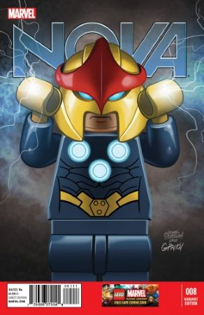 Super Heroes Comic Book, Marvel, Nova #8  Variant Cover